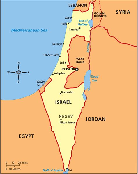 israel map 1948